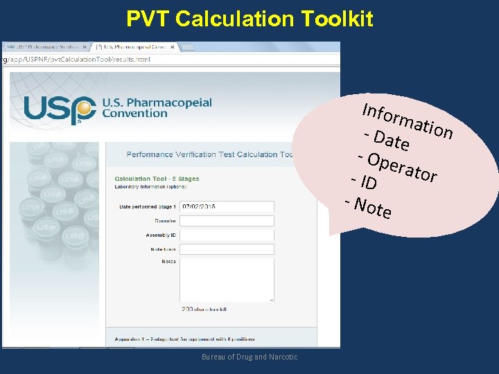 PVT Calculation Toolkit Infor mati on - Dat e - Ope rator - ID