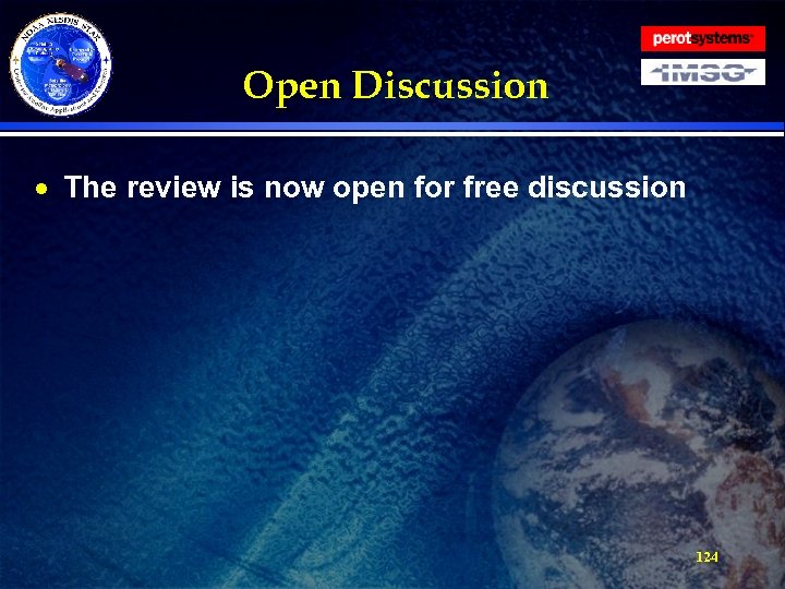 Open Discussion · The review is now open for free discussion 124 