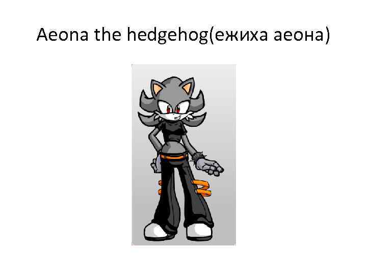 Aeona the hedgehog(ежиха аеона) 