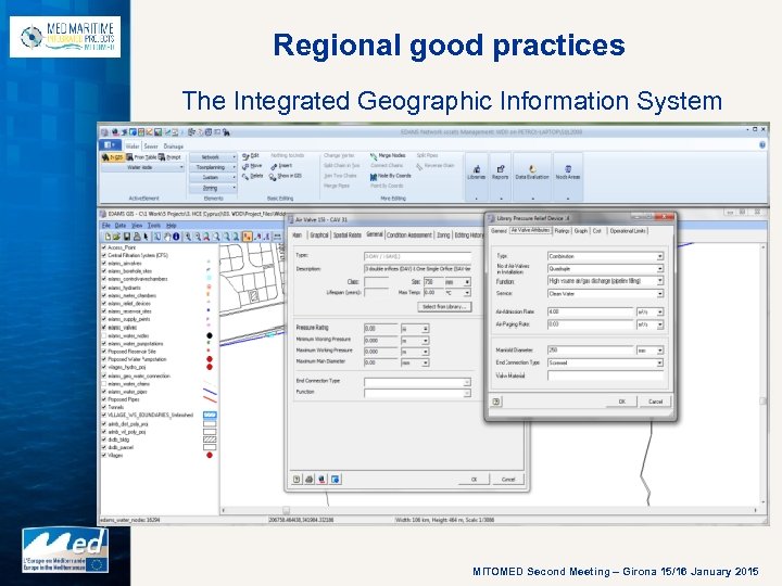 Regional good practices The Integrated Geographic Information System MITOMED Second Meeting – Girona 15/16