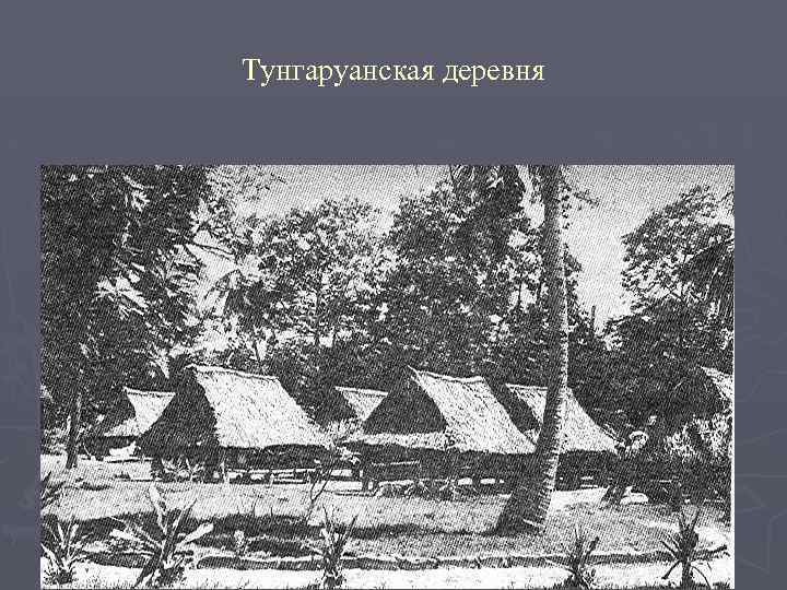 Тунгаруанская деревня 