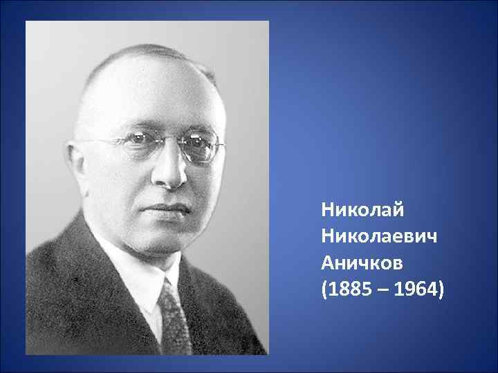 Николай Николаевич Аничков (1885 – 1964) 