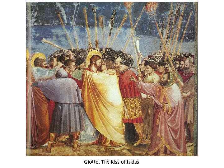 Giotto. The Kiss of Judas 
