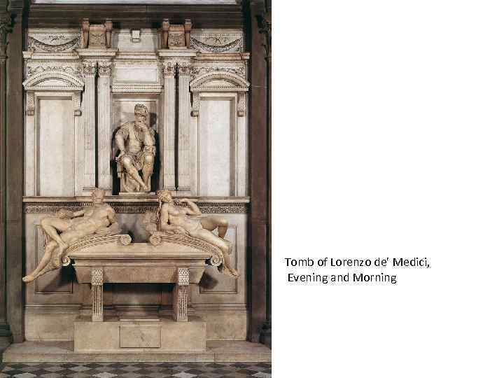 Tomb of Lorenzo de' Medici, Evening and Morning 