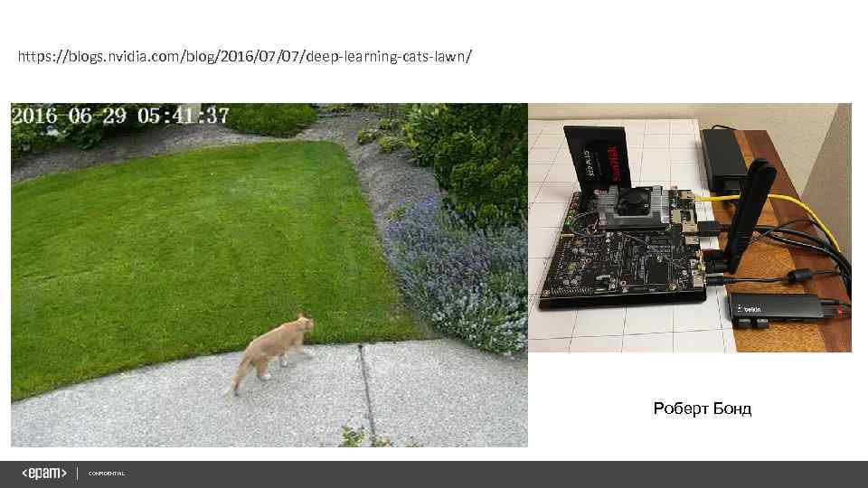 https: //blogs. nvidia. com/blog/2016/07/07/deep-learning-cats-lawn/ Роберт Бонд CONFIDENTIAL 