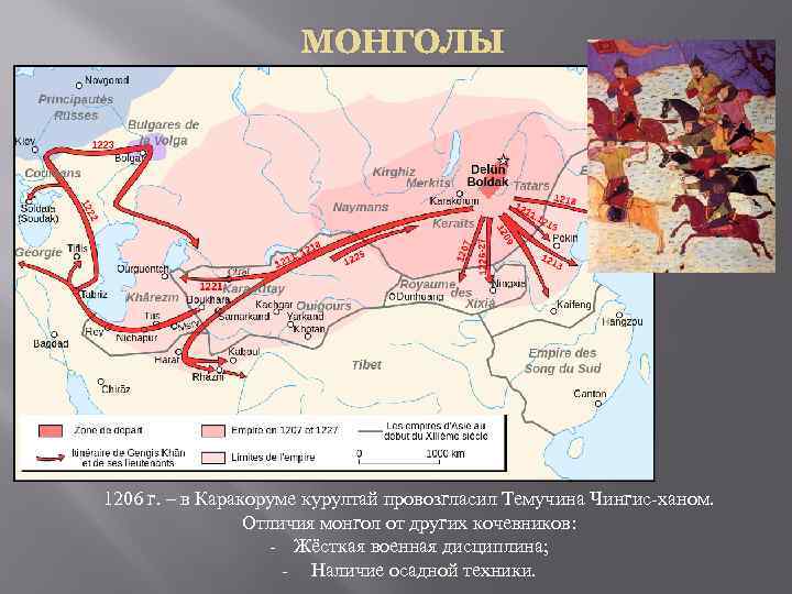 МОНГОЛЫ 1206 г. – в Каракоруме курултай провозгласил Темучина Чингис-ханом. Отличия монгол от других