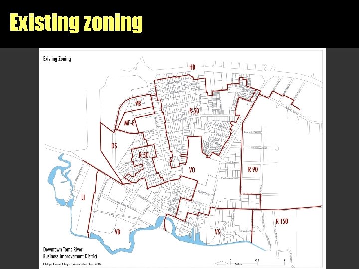 Existing zoning 