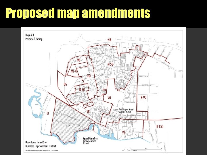Proposed map amendments 