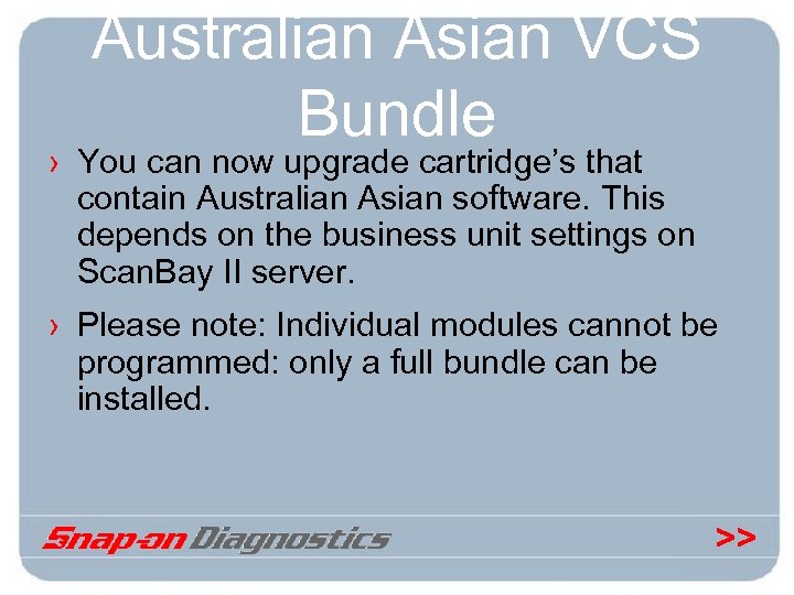 Australian Asian VCS Bundle › You can now upgrade cartridge’s that contain Australian Asian