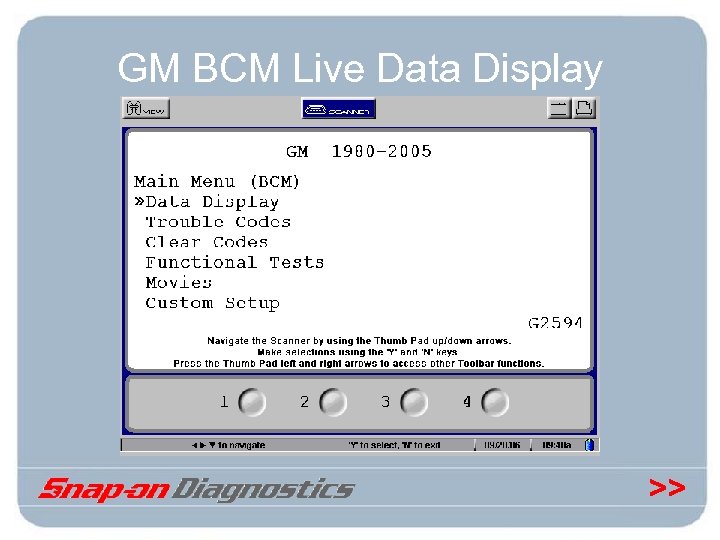 GM BCM Live Data Display >> 