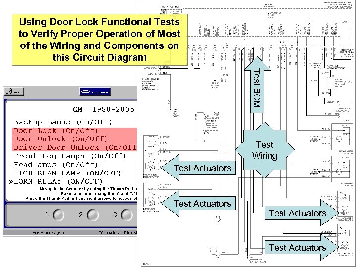 Using Door Lock Functional Tests to Verify Proper Operation of Most of the Wiring