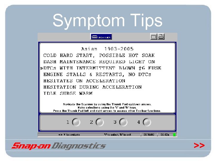 Symptom Tips >> 