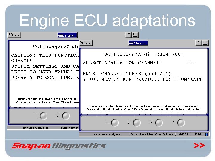 Engine ECU adaptations >> 