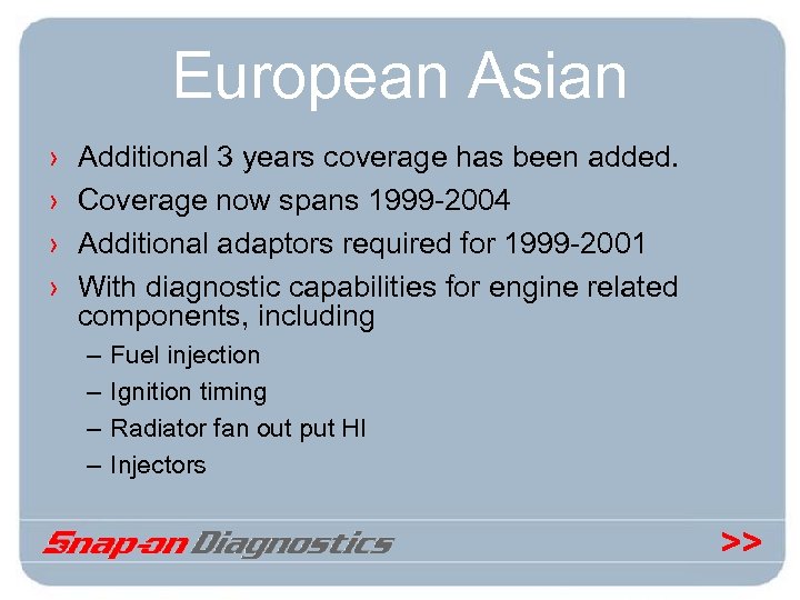 European Asian › › Additional 3 years coverage has been added. Coverage now spans