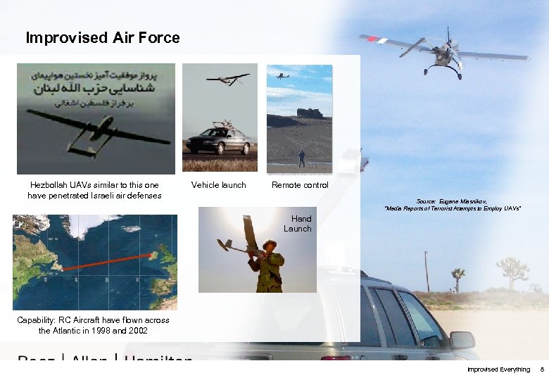 Improvised Air Force Hezbollah UAVs similar to this one have penetrated Israeli air defenses