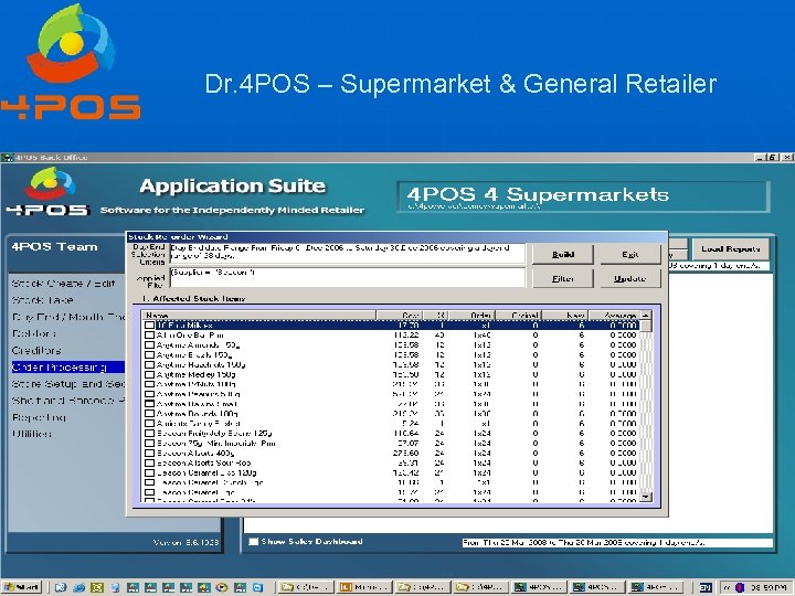 Dr. 4 POS – Supermarket & General Retailer 