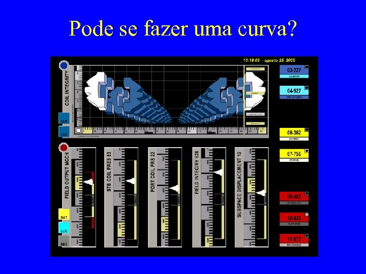 Pode se fazer uma curva? 