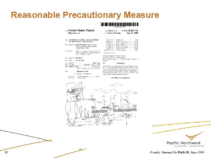 Reasonable Precautionary Measure 23 