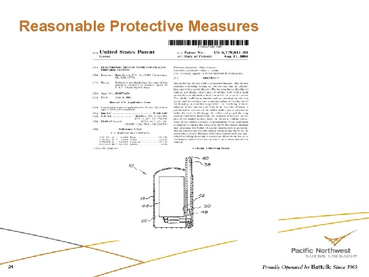 Reasonable Protective Measures 24 