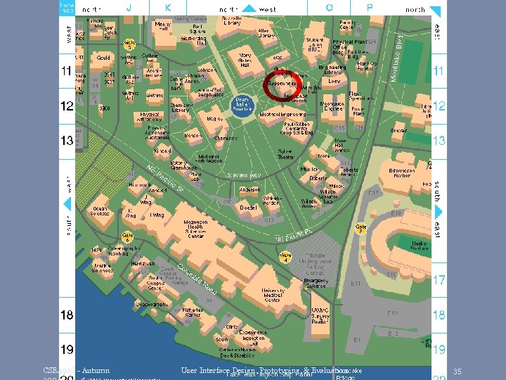 CSE 490 jl - Autumn User Interface Design, Prototyping, & Evaluation 35 