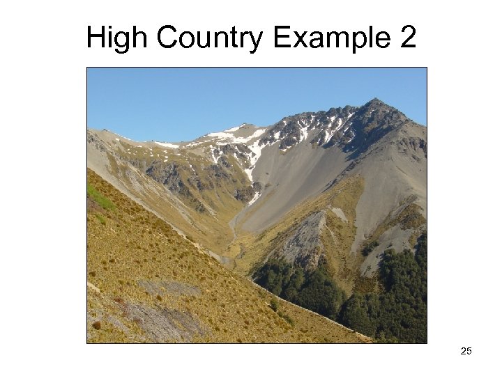 High Country Example 2 25 