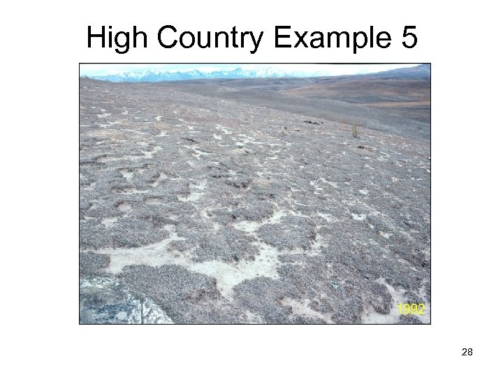 High Country Example 5 28 