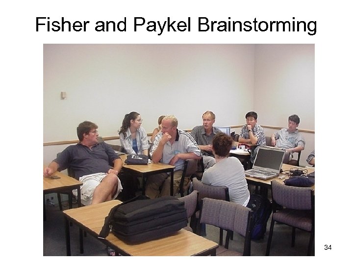 Fisher and Paykel Brainstorming 34 