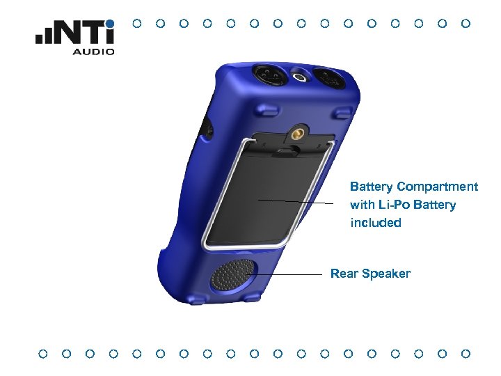 Battery Compartment with Li-Po Battery included Rear Speaker 