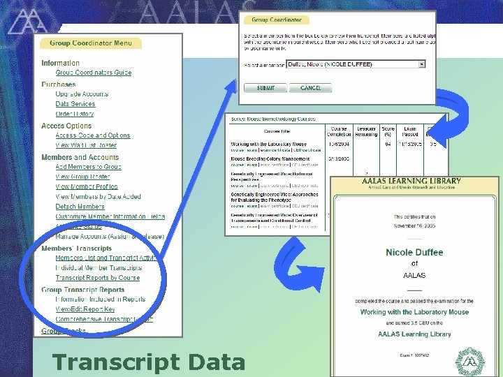 Transcript Data 