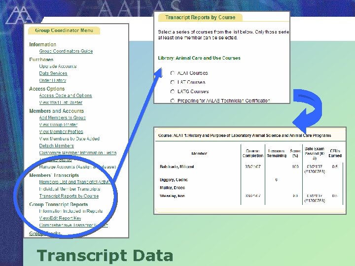 Transcript Data 