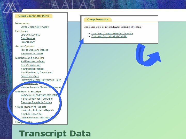 Transcript Data 