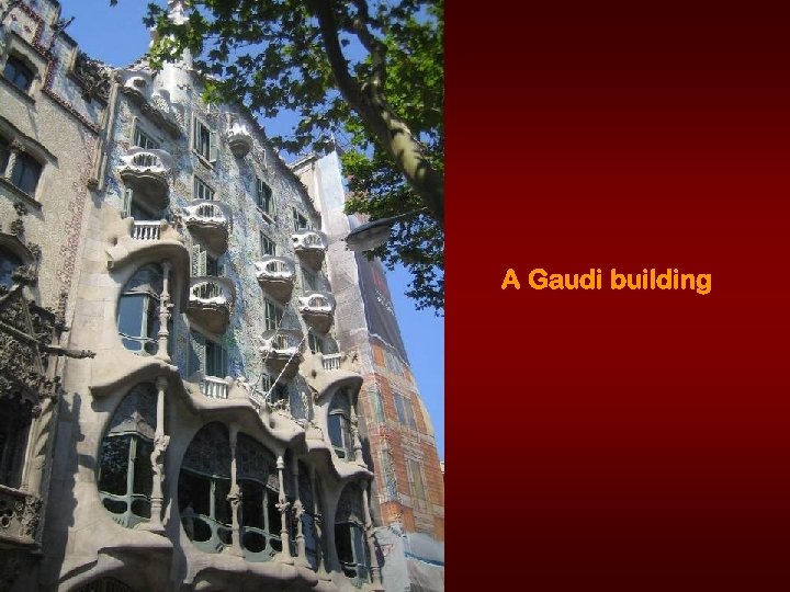 A Gaudi building 