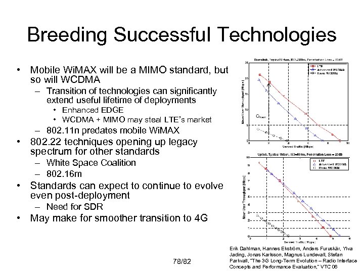 Breeding Successful Technologies • Mobile Wi. MAX will be a MIMO standard, but so