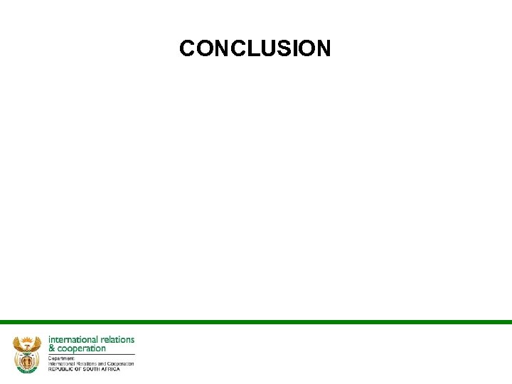 CONCLUSION 