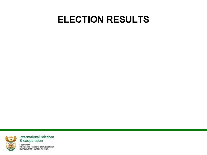 ELECTION RESULTS 