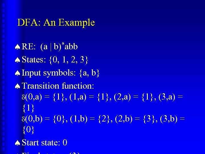 Lexical Analysis Role Specification Recognition Tool Lex