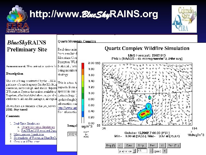 http: //www. Blue. Sky. RAINS. org 