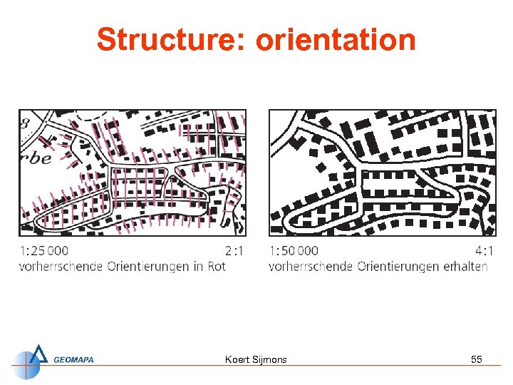 Structure: orientation Koert Sijmons 55 