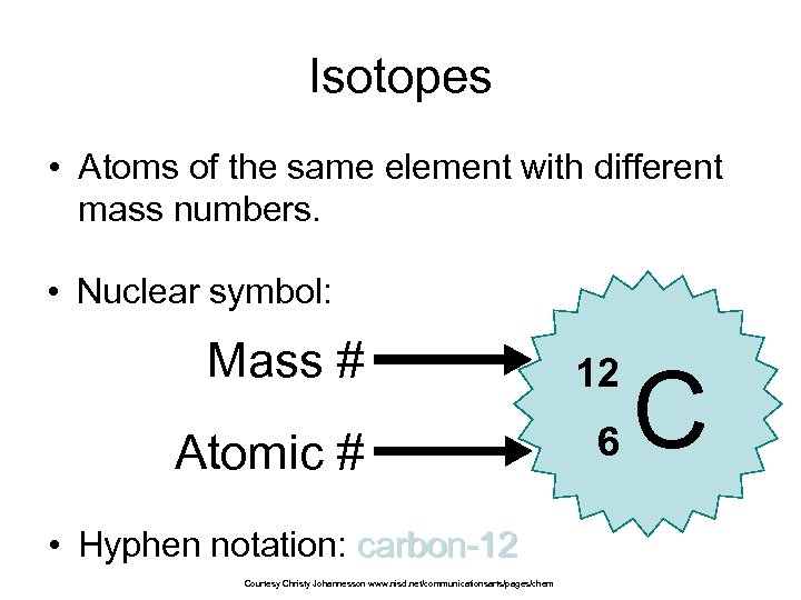 Isotopes Atoms Of The Same Element With 4585