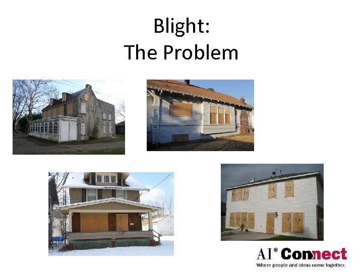 Blight: The Problem 