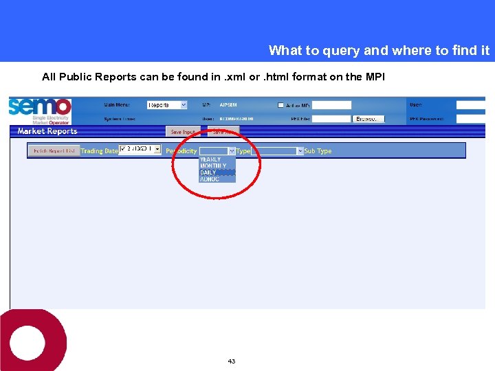 What to query and where to find it All Public Reports can be found