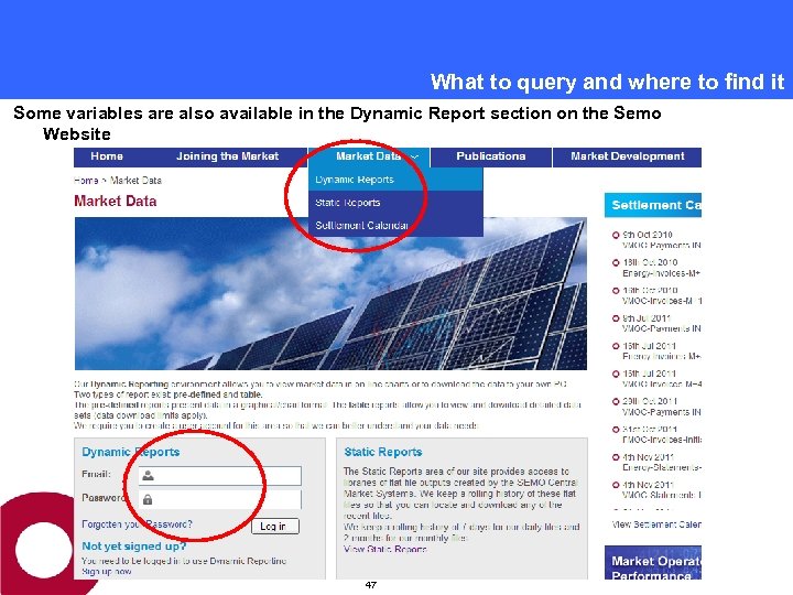 What to query and where to find it Some variables are also available in