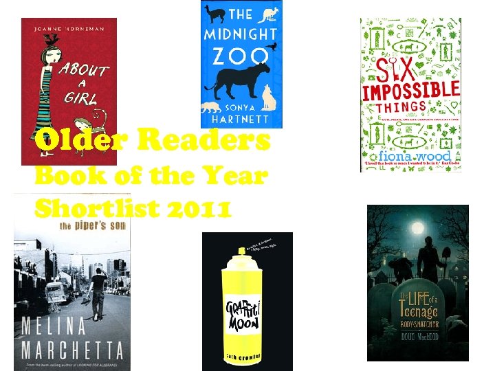 Older Readers Book of the Year Shortlist 2011 