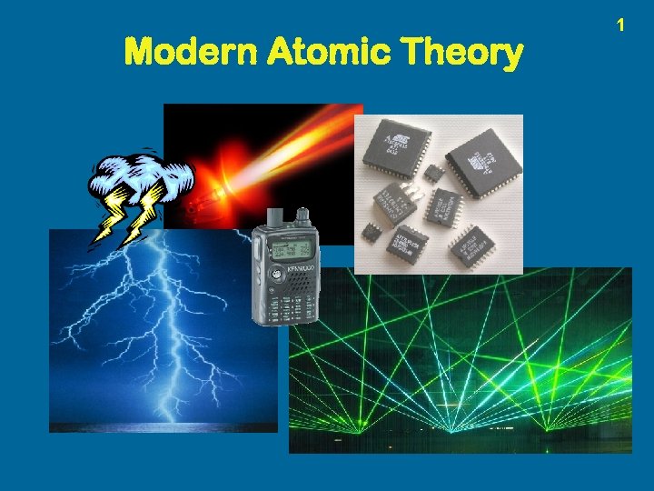 Modern Atomic Theory 1 