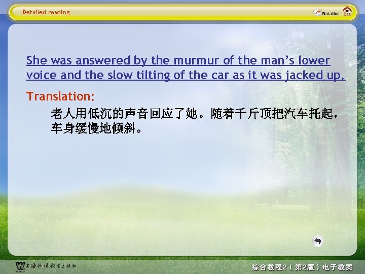 Detailed reading She was answered by the murmur of the man’s lower voice and