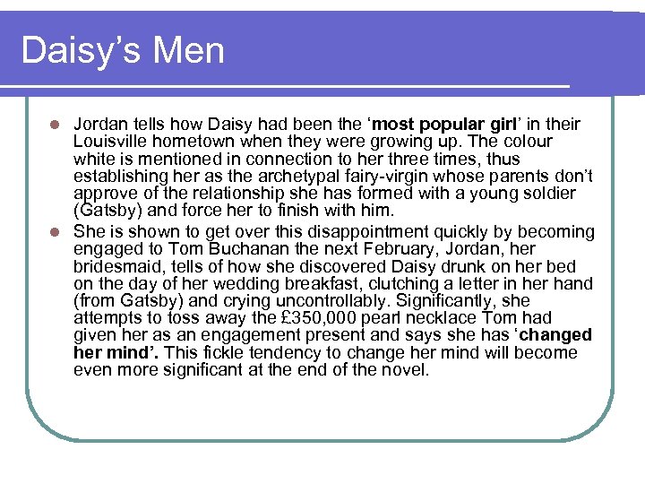 Daisy’s Men Jordan tells how Daisy had been the ‘most popular girl’ in their