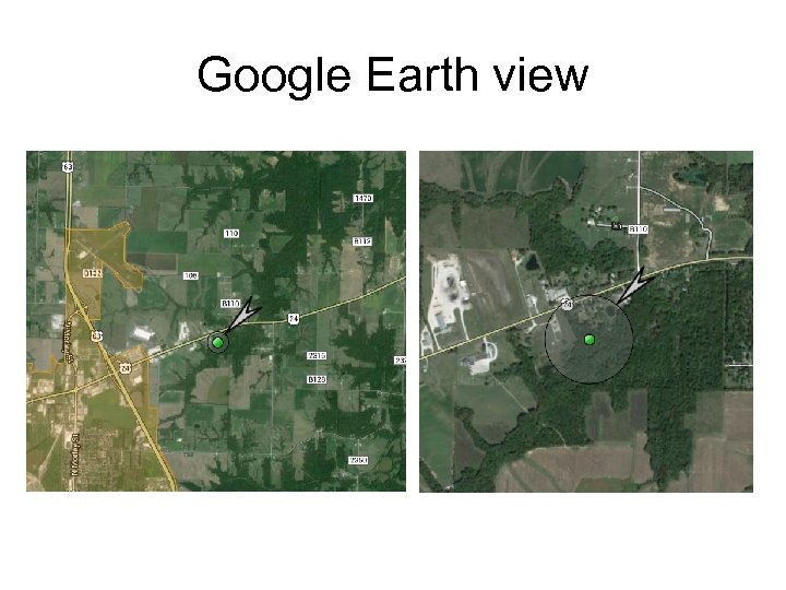 Google Earth view 