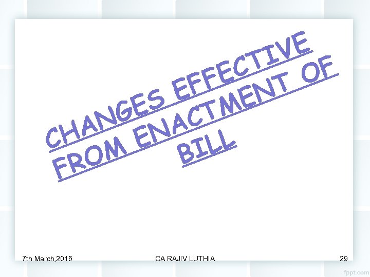 VE I CT OF FE EF ENT ES CTM G A AN EN CH