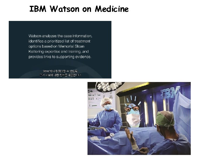 IBM Watson on Medicine 