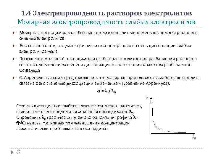 При разбавлении раствора электролита степень его диссоциации